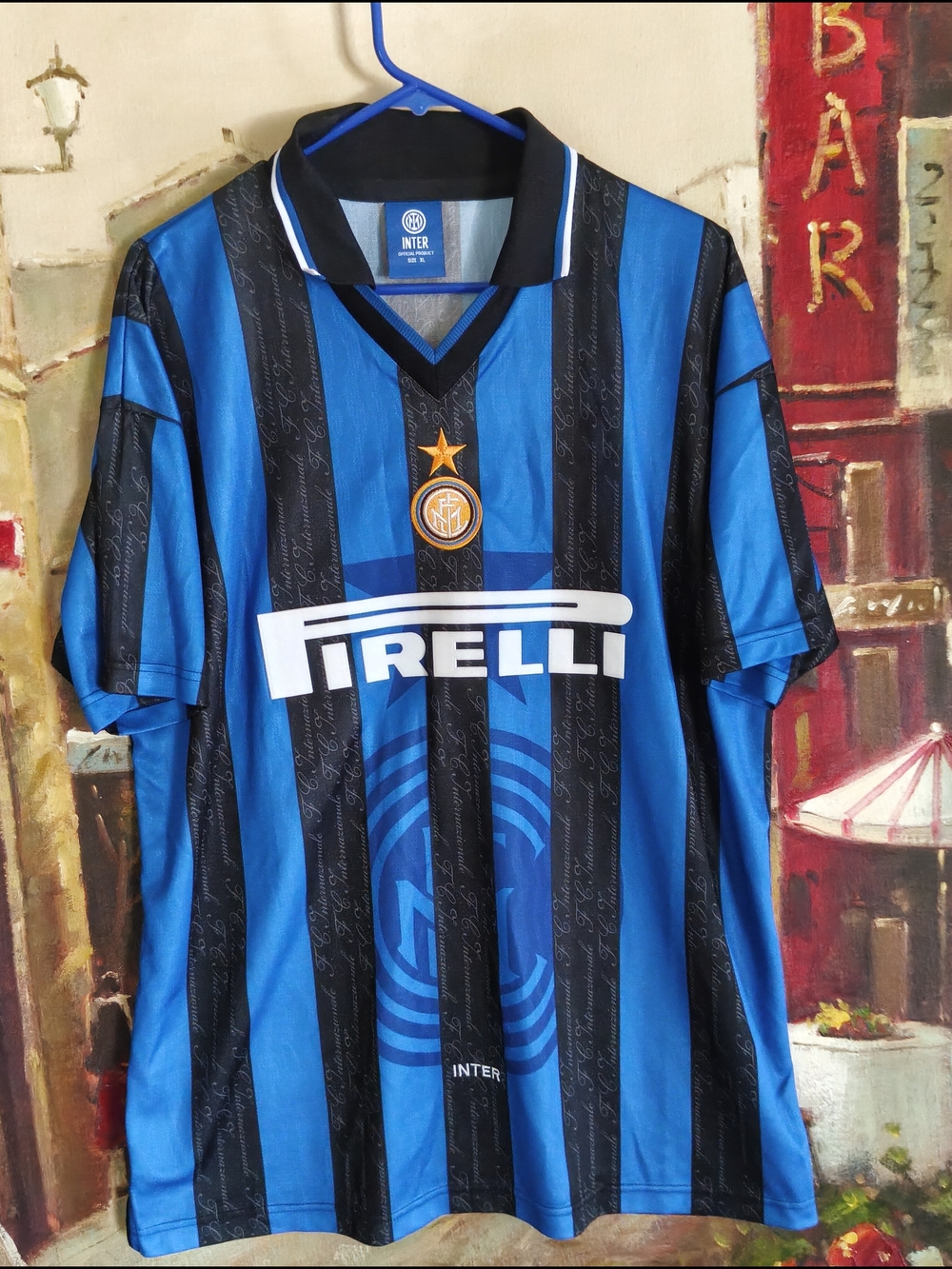Inter Milan Pirelli Soccer Jersey
